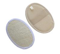 SAFIGLE 2piezas Cepillo De Baño Lufa Almohadillas Exfoliantes Esponja Corporal Fregar Espalda Suministros Baño