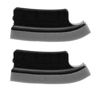 SAFIGLE 2piezas Cepillos para Peinar Barba Esponja Suave Curvada Limpiador Ergonómico de Pelos para Uso Salón y Hogar Negro