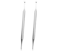 SAFIGLE 2piezas De Inoxidable Lápiz De Acupresión Manual Herramienta De Masaje Para Puntos De Presión La Oreja Cuerpo Varilla De Masaje Metálica Para Reflexología