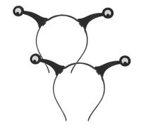 SAFIGLE 2piezas Diadema De Caracol Divertida Para Disfraz De Halloween Diadema De Peluche Linda Accesorio De Cosplay Para Adultos Ojos De Caracol Aro Cabello De Dibujos Animados