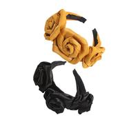 SAFIGLE 2piezas Diademas De Vintage Diadema De Encaje Para Mujer Accesorio Floral Cabello