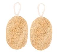 SAFIGLE 2piezas Esponjas De Lufa Gruesas Esponja Vegetal Para Lavar Platos Herramientas De Limpieza Para Cocina