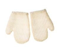 SAFIGLE 2Piezas Guantes Exfoliantes Corporales de Ducha Manoplas de Baño Reutilizables para Exfoliación y Absorbe Gel de Baño y el Estado