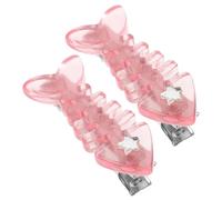 SAFIGLE 2piezas Horquilla de Espina de Pescado para Mujer Adornos Lindos Cabello Pinzas Creativas Cabello para Fiestas de Disfraces de Cosplay