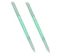 SAFIGLE 2piezas Limas De Uñas De Vidrio Pulidores De Uñas De Cristal Para Manicura Kit De Herramientas Cuidado De Viaje