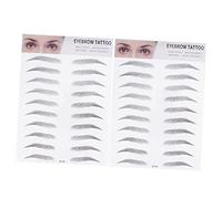 SAFIGLE 2piezas Pegatinas De Cejas Imitación Transferencia Resistente Agua Para Rostros Con Cejas Claras o Escasas Fácil Uso y Resultados Naturales