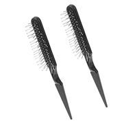 SAFIGLE 2piezas Peine De Peluquería Cepillo Para Cardar Cabello Cepillo De Acero Para Desenredar y Teñir Para Salones De