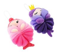 SAFIGLE 2piezas Pelota De Baño Esponja De Ducha Esponja De Baño y Bola Espumosa Para Exfoliantes Corporales y Limpieza Piel