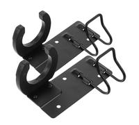 SAFIGLE 2piezas Percha para Micrófono de Pared Metálica Soportes Resistentes Gancho para Colgar Micrófonos Inalámbricos para Ktv o Escenario