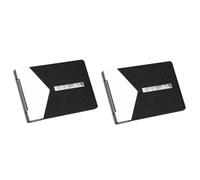 SAFIGLE 2piezas Portatarjetas De Licencia De Conducir Ranuras Funda Protectora De Metal para De Conducir Accesorio para Conductores Diseño Clásico y