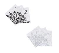 SAFIGLE 2piezas Servilleta De Papel Para Mano Unidades Colorido Diseño De Flor Para Decoración De Banquetes y Bodas