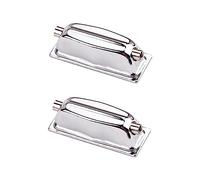 SAFIGLE 2piezas Soportes De Caja Para Batería De Gancho De Batería Metálico Terminal De Doble Para Caja De Para Ganchos De