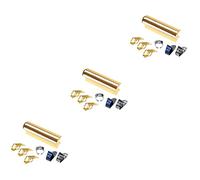 SAFIGLE 3 Juegos metralla del pulgar almacenamiento de lata de pastel tono de guitarra instrumentos musicales guitarras barra deslizante de guitarra suministro de guitarra Metal suite