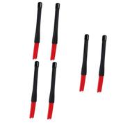 SAFIGLE 3 Pares country music sobre rojo color rojo cepillos de tambor de nylon música clásica maniquí inflable cubo de basura del coche cepillo de tambor kit de batería tambor de jazz