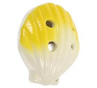 SAFIGLE 3 Piezas 6 Ocarina Collar De Conchas De Mar Gargantilla De Concha Instrumento Musical Instrumento Khaen s Musicales De Viento Principiante Cerámica