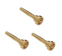 SAFIGLE 3 Piezas boquilla de trompeta 5c Boquilla de trompeta de metal chapado en oro. Altavoces instrumentos musicales boquilla de trompeta de cobre boquilla de trompeta 7c reemplazar oud