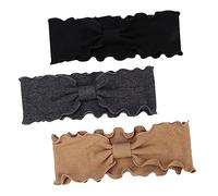 SAFIGLE 3 Piezas Diademas Anchas de Mujer para Yoga y Running Absorbentes y Ajustables para y Actividades al Aire