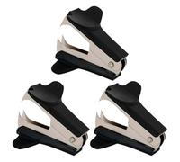 SAFIGLE 3 Piezas Extractor de Grapas de Escritorio Herramienta para Quitar Grapas Mini Quitagrapas Manual Ligera y Resistente para Oficina y Hogar
