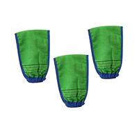 SAFIGLE 3 Piezas Guantes De Toalla De Baño Fibra De Bambú Guantes Para Frotar Toalla De Baño Doble Cara Estropajo De Ducha Para Uso Diario La Ducha