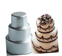 SAFIGLE 3 piezas Molde Redondo para Tartas de Plateado Pequeño para Pasteles Pudines y Cupcakes para Hogar y Repostería Profesional