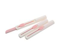 SAFIGLE 3 Piezas Recortador De Cejas De Afeitar Para Cejas Recortador Moldeador De Cejas Raspador De Cejas Herramienta De Cejas Kit De Recorte De Cejas El Plastico Rosa