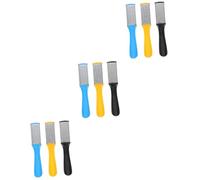 SAFIGLE 3 Series Amoladora De Estribos Herramienta De Archivo De Pie Agente De Mudanzas Agrietado Raspador De Talón Duro Archivo Para Pies Archivo De Pie Manual Acero Inoxidable 3 Piezas*3