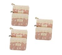 SAFIGLE 3 Series Bolsas De Almacenamiento Higiénicas Portátiles para Compresas Sanitarias Práctico Organizador para Menstruación Y Artículos 2 Piezas X 3