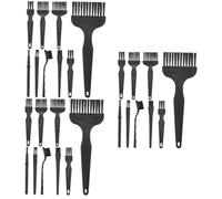 SAFIGLE 3 Series Cepillos De Limpieza Para Afeitadoras Eléctricas Accesorios Para Afeitadoras Y Cortadoras Herramienta Práctica Para Limpieza De Grietas Y Reducidos 8 Piezas X 3