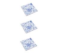 SAFIGLE 3 Series Servilletas De Porcelana Azul Y Blanca Retro Servilletas De Postre Para Cenas De Boda Lindas De Flores 100 piezas*3