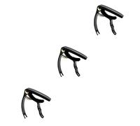 SAFIGLE 3 Uds Capo De Guitarra Capotraste Acústico Para Guitarra Mandolina Capo Guitarra Acústica Capo Guitarra Eléctrica Capo Ukelele Capo String Clavo Tirando Guitar Capo Afinador