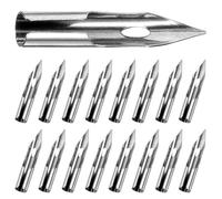 SAFIGLE 30 Piezas Puntas de Pluma Estilográfica de Metal 0,28 Mm para Caligrafía y Dibujo, Puntas de Repuesto para Estudiantes y Escritura Artística, Accesorios para Bolígrafos