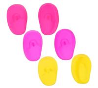 SAFIGLE 3pares Orejeras De Silicona Para Teñir El Cabello Protectores Auditivos Para Peluquería Evitan Manchas Al Lavarse El Pelo