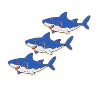 SAFIGLE 3piezas Broche de Tiburón Diseño de Criaturas Marinas de Dibujos Animados Joyería de Seres Marinos para Fiestas Accesorios de Ropa Broches de Tiburón Lindos Pin de Ser Marino Pin