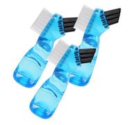 SAFIGLE 3piezas Cepillo De Limpieza Interdental Cepillo Dental Para Dentaduras Postizas Multifuncional Pequeño y Creativo Mini Hogar Limpieza Portátil Viajes