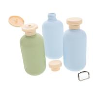 SAFIGLE 3piezas Combinación De Botella De Lavado De Viaje Frascos Para Champú y Acondicionador Frascos De Viaje Rellenables Para Artículos De Aseo