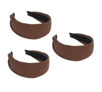 SAFIGLE 3piezas Diadema Ancha De Para Mujer y Accesorios De Cabello Elegantes y Prácticos y Personal De Usar y Limpiar Material Reutilizable Para Tipo De Cabello