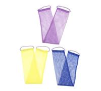 SAFIGLE 3piezas Esponja Vegetal Exfoliante Para Espalda Cepillo De Baño Luffa Estropajo Para Ducha y Baño