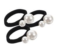 SAFIGLE 3piezas Pearl Hair Ties Elastic Ponytail Holders for Women and Girls Chic Hair Accessories for Everyday Use