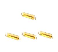 SAFIGLE 4 Juegos De Tuercas De Guitarra Rodillo De Metal Tuercas De Puente De Guitarra Tuercas Preranuradas Regulación De Tuerca De Repuesto Placa De Cuello De Guitarra De Repuesto