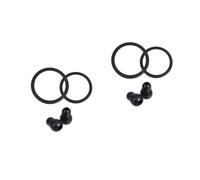 SAFIGLE 4 Juegos Set de tapón para los oídos de earbuds equipo piezas de repuesto III Consejos para reemplazar el limpiador de oídos auriculares de repuesto Black