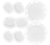 SAFIGLE 4 Pares de Botones Magnéticos de Costura Invisibles Redondos 2.2 Cm 8 Orificios para Ropa Diy, Cierres Prácticos para Suéteres, Chaquetas y Manualidades de Costura