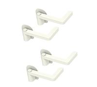 SAFIGLE 4 Piezas Bloqueo Para Niños Cerradura De La Puerta Del Congelador Cajón Cerraduras Para Niños Pestillos De Armario a Prueba De Niños Proteccion Estante Abdominales Bebé