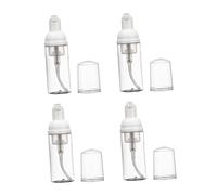 SAFIGLE 4 Piezas Botellas de para Cosméticos Recargables y Prácticas para Jabón Líquido y Champú Viaje y