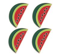 SAFIGLE 4 Piezas Broche Moderno de Aleación Diseño de Sandía Creativa y Ligera para Vestir en Reuniones y Estilo Veraniego para Mujeres y Niñas