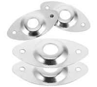 SAFIGLE 4 Piezas de guitarra placa de enchufe de mandolina placa de enchufe de salida de guitarra placa base accesorios guitarra electrica guitarra eléctrica láminas de hierro Metal