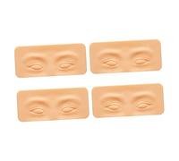 SAFIGLE 4 Piezas de Práctica de Maquillaje de Silicona para Ojos y Cejas Módulo Reutilizable para Entrenamiento de Maquillaje con Realista para Técnicas de Delineado de Ojos