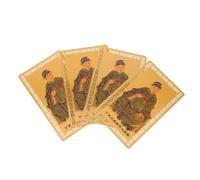 SAFIGLE 4 Piezas De Protección, Riqueza Y Bendiciones, Tarjetas, Buena Suerte, Navideña, Placa De La Fortuna, Amuleto Shui, General Lunar, Familia, Cabra, Oro Chino,