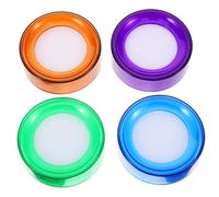 SAFIGLE 4 piezas Esponjas Húmedas para Dedos Humectante Conveniente para Contar Dinero Diseño Suave y Duradero para Cajeros y Oficinas y Fácil de Limpiar