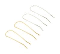 SAFIGLE 4 Piezas Horquillas de Pelo U Aleación de Tocados Elegantes para Mujeres Adornos Simples y Versátiles para Fiesta y