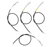 SAFIGLE 4 piezas Kit de Cables Blindados para Pastillas de Guitarra Eléctrica Conductores Resistentes para Reparación y Conexión de Accesorios Musicales Cableado Duradero para Guitarra